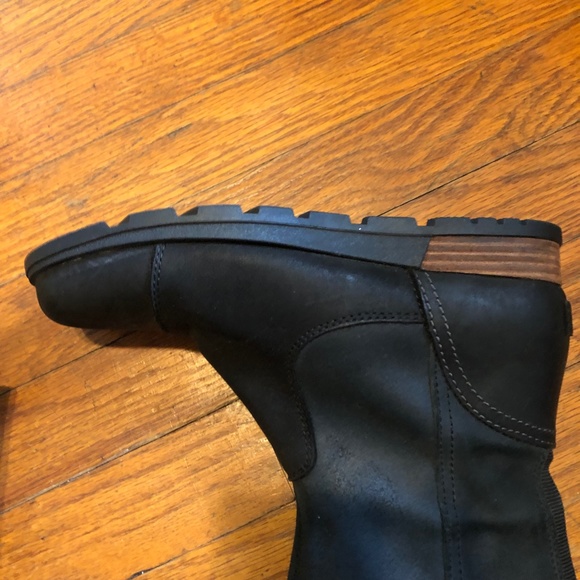 SOREL Riding LEATHER Knee High Boots Black 6.5 - Picture 5 of 14